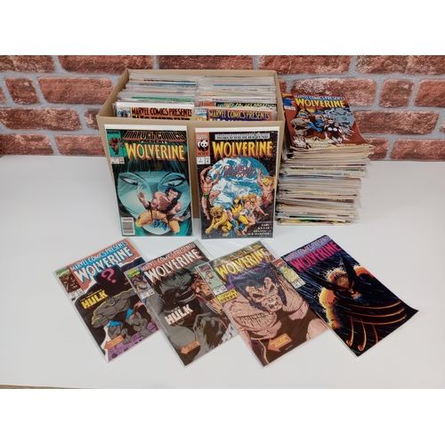 3564 - MARVEL COMICS: Approx 250 mixed Wolverine Comics, including Marvel Comics Presents, featuring Wolver... 