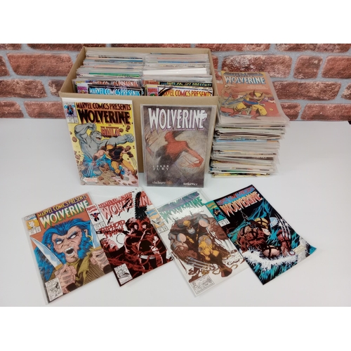 3564 - MARVEL COMICS: Approx 250 mixed Wolverine Comics, including Marvel Comics Presents, featuring Wolver... 