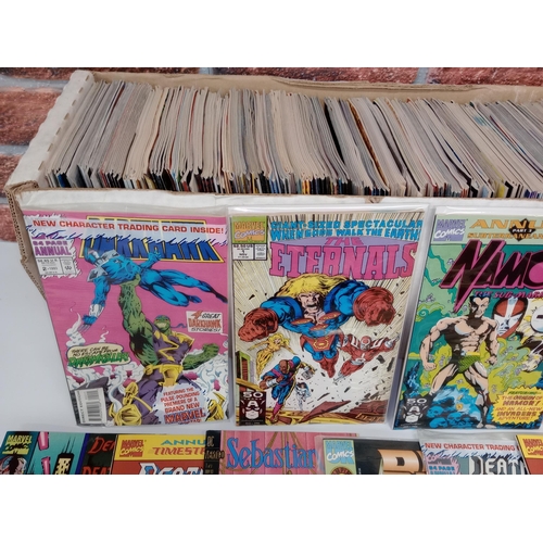 3573 - MARVEL COMICS: Approx 306 various mixed marvel comics, to include Namor, The New Warriors, Dark Hawk... 