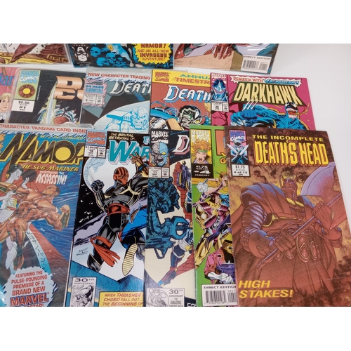 3573 - MARVEL COMICS: Approx 306 various mixed marvel comics, to include Namor, The New Warriors, Dark Hawk... 