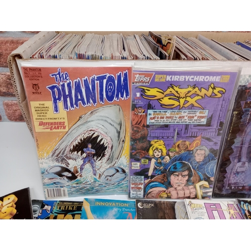 3574 - VARIOUS INDEPENDENT:  Approx 295 various comics to include titles such as The Phantom from Wolf Publ... 