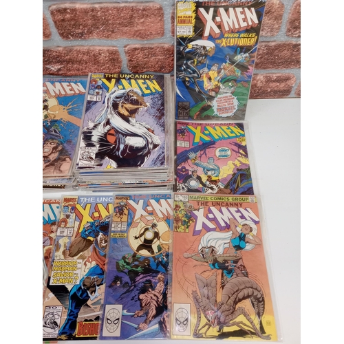 3576 - MARVEL COMICS: Approx 75 Uncanny X-Men Comics, to include various issues including sealed annuals wi... 