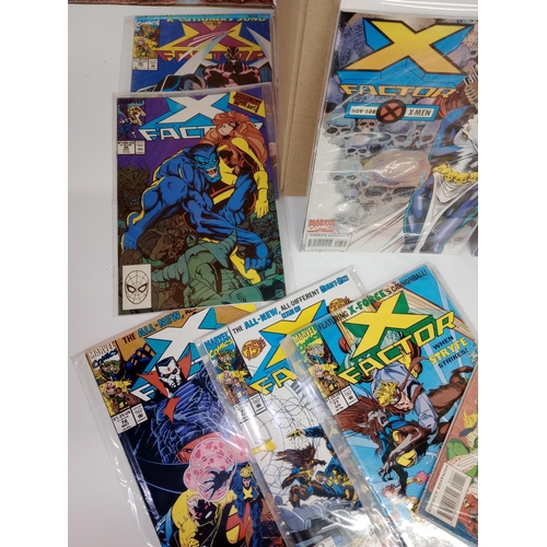 3581 - MARVEL COMICS: Approx 159 Mix of Excalibur and Xfactor comics, to include sealed examples with colle... 