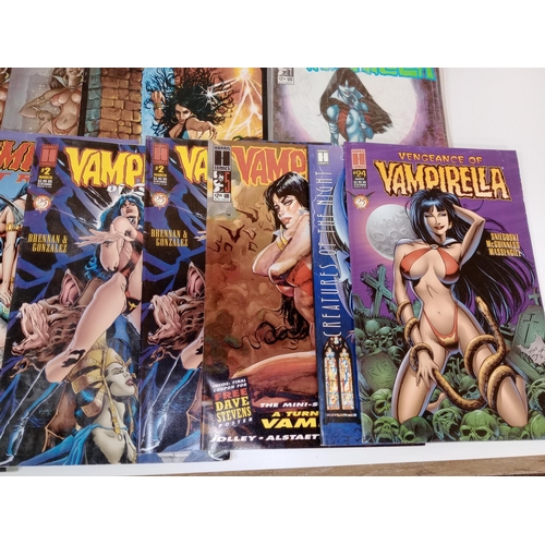 3582 - HARRIS COMICS: A collection of 20 Vampirella Comics/Graphic Novels to include 3 copies of Transcendi... 