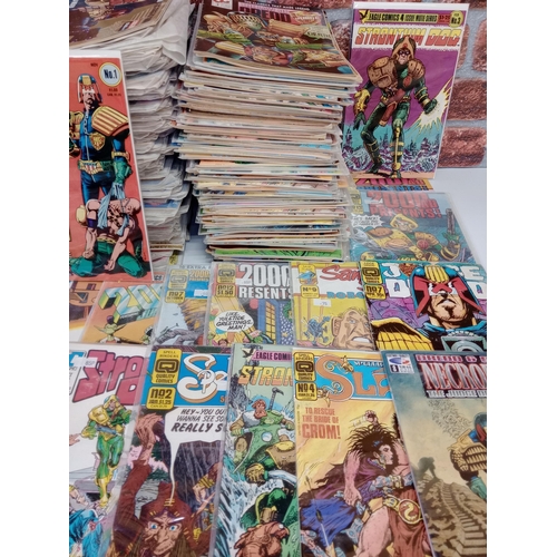 3583 - 2000AD: Large collection of 234 various comics from Fleetway Publications, Eagle Comics, Quality Com... 