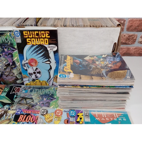 3584 - DC COMICS: Approx 375 mixed comics to include The Suicide Squad, Team Titans, Ragman, The Ray, New G... 