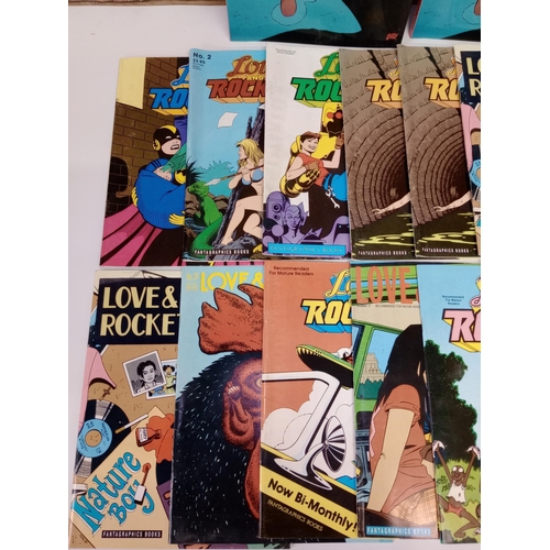 3586 - FANTAGRAPHICS BOOKS: a collection of 14 Love and Rockets magazines featuring Luba, including 2 copie... 