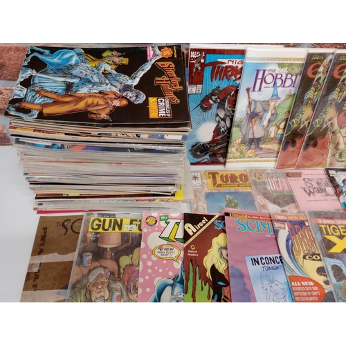 3594 - MIXED PUBLISHERS: Approx 130 comics from various publishers to include Static issue 1 x 3, Elric by ... 