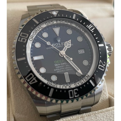 2 - Rolex Sea Dweller 'Deepsea' James Cameron No. 126660 stainless steel gents watch, 44mm case with bla... 