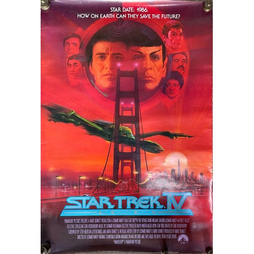 3711 - Collection of vintage film posters - The Lost Boys, Star Trek, Star Trek IV The Voyage Home, Aliens ... 