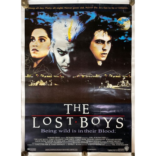 3711 - Collection of vintage film posters - The Lost Boys, Star Trek, Star Trek IV The Voyage Home, Aliens ... 