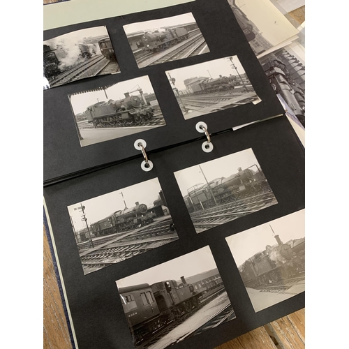 3533 - Huge collection of train related original photographs and postcards, mainly related to Welsh train l... 