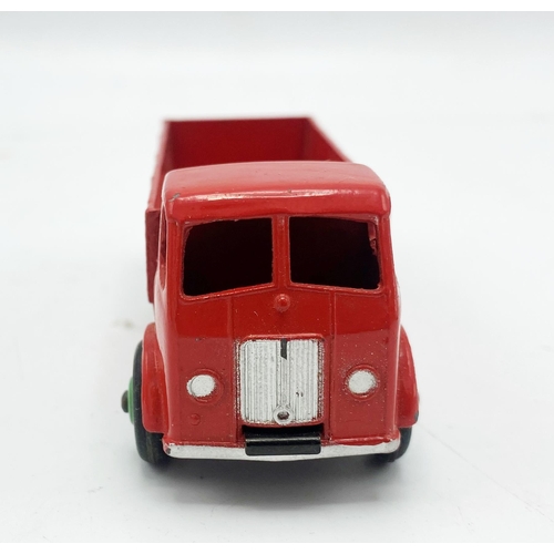 3341 - Dinky Toys 420 Forward Control Lorry, scarce version in red with green wheel hubs, original tyres, M... 