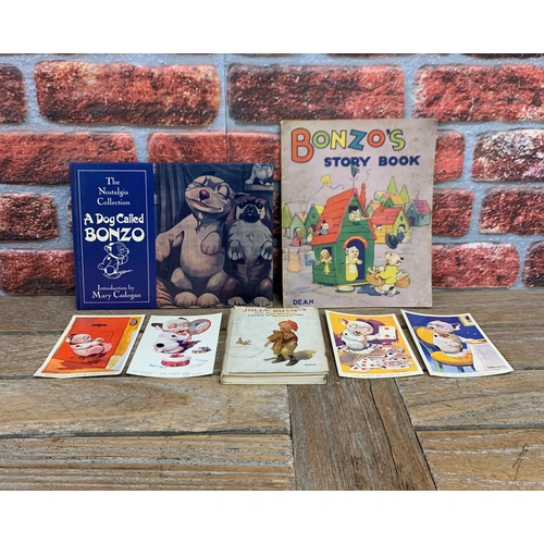 724 - George E Studdy - Bonzo's Story Book together with The Nostalgia Collection - 'A Dog Called Bonzo' b... 