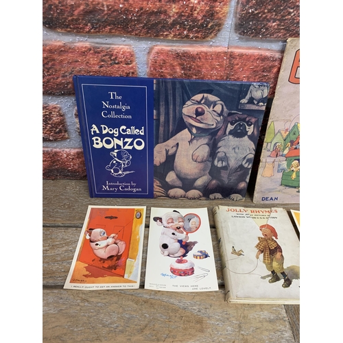 724 - George E Studdy - Bonzo's Story Book together with The Nostalgia Collection - 'A Dog Called Bonzo' b... 