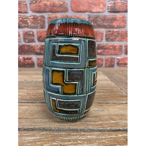 737 - Tradpots studio pottery glazed vase, H 19cm