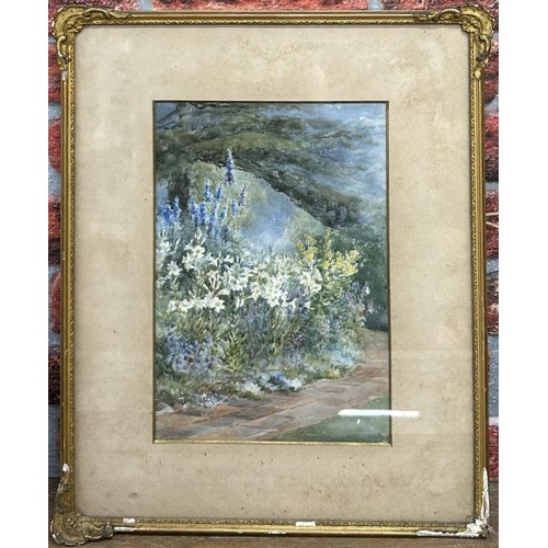 57 - Quantity of antique watercolour paintings depicting predominantly rural nature scenes, largest 70cm ... 