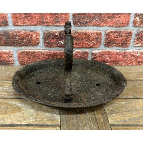 19 - Victorian black cast iron boot scraper