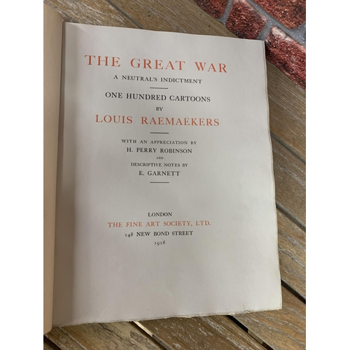 747 - The Great War, Edition de Luxe, Louis Raemaekers, to include one hundred WWI related cartoons