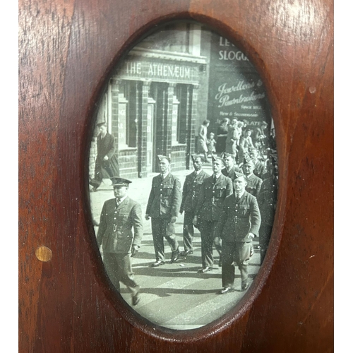 334 - RAF wooden plane propeller photograph frame