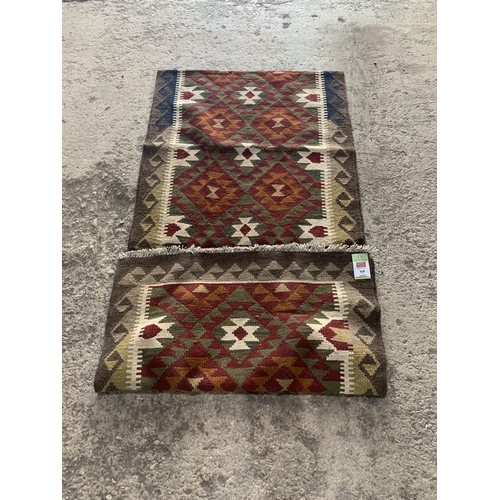 1583 - Maimana Kilim runner, 394 x 90cm