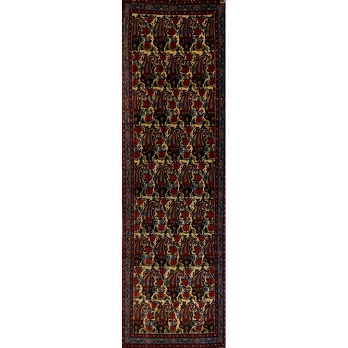 1608 - North West Persian Senneh runner, 305cm x 90cm