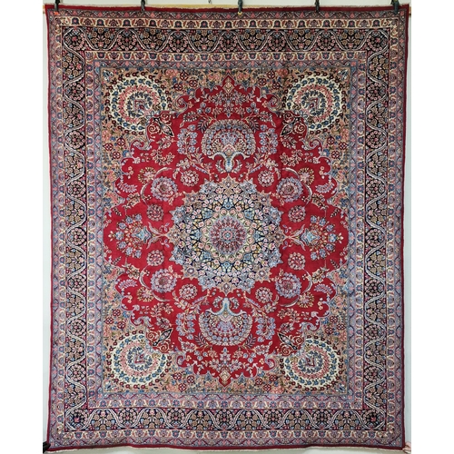 1613 - Central Persian Kirman carpet, 394cm x 306cm