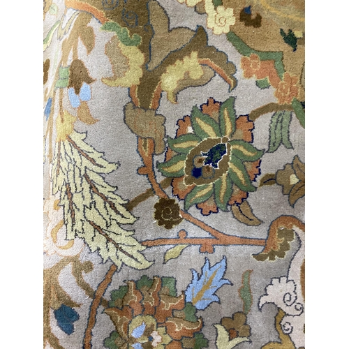 1617 - Incredible Arts and Crafts full pile country house carpet, with scrolled foliage on a fawn ground,  ... 