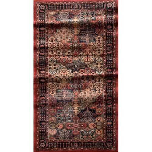 1582 - Modern Belgian Persian style rug, 160cm x 80cm