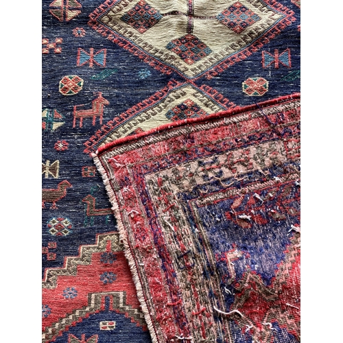 1586 - North East Persian Sumak kilim, 240cm x 154cm