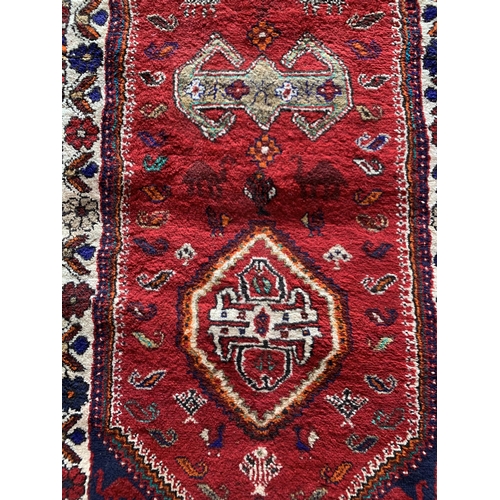 1589 - South West Persian Qashgai runner, 305cm x 80cm