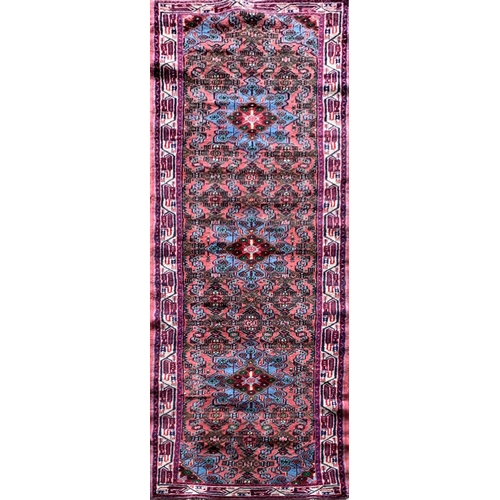 1593 - North West Persian Malayer runner, 290cm x 80cm