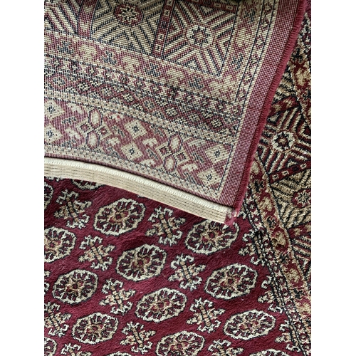 1595 - Bokhara style Belgian rug, 170cm x 120cm