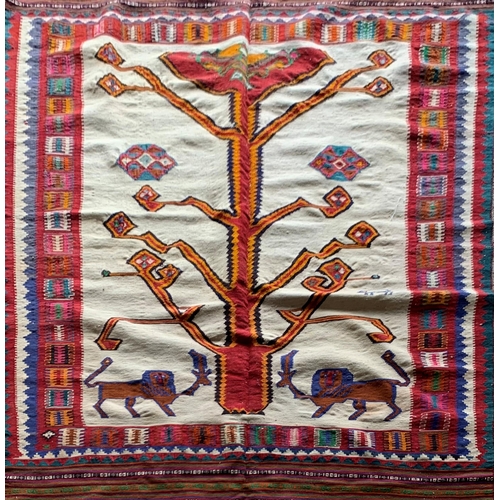 1598 - South West Persian Qashgai Kilim, 295cm x 210cm