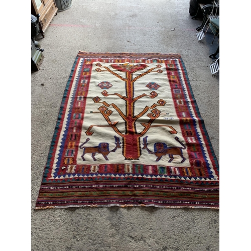 1598 - South West Persian Qashgai Kilim, 295cm x 210cm