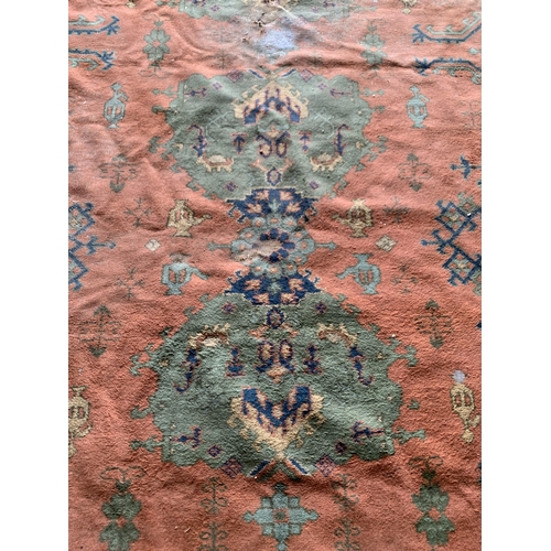 1623 - Large country house rug, 385cm x 310cm