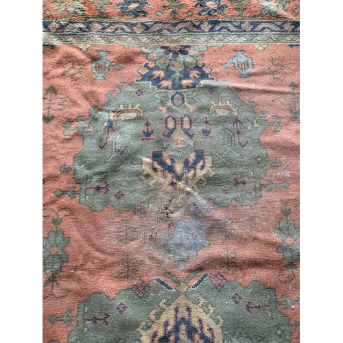 1623 - Large country house rug, 385cm x 310cm