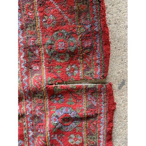 1624 - Large Turkish country house carpet, 360cm x 320cm