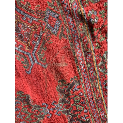 1624 - Large Turkish country house carpet, 360cm x 320cm