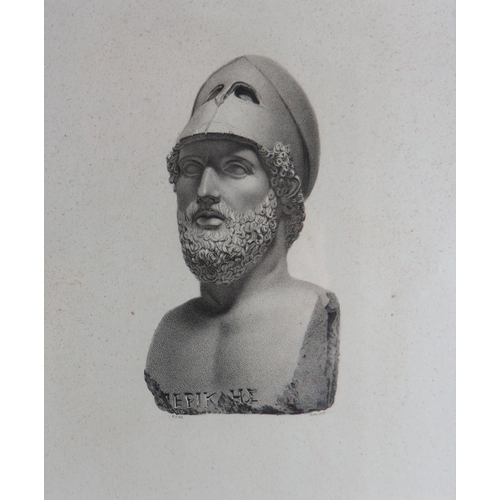 1475 - Set of six Roman Hellenistic Bust engravings, after illustrations by William Alexander (1767-1816), ... 