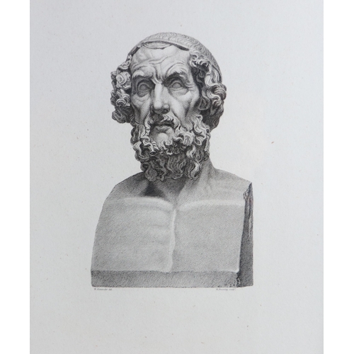 1475 - Set of six Roman Hellenistic Bust engravings, after illustrations by William Alexander (1767-1816), ... 