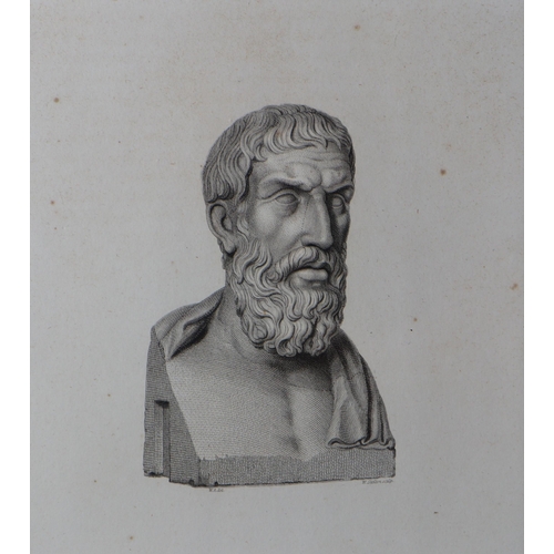 1475 - Set of six Roman Hellenistic Bust engravings, after illustrations by William Alexander (1767-1816), ... 