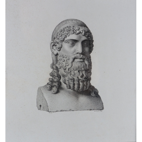 1475 - Set of six Roman Hellenistic Bust engravings, after illustrations by William Alexander (1767-1816), ... 