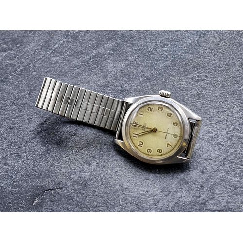 12 - Vintage Rolex 6022 Oyster 'Precision' stainless steel gents watch, 35mm case, tropical cream convex ... 