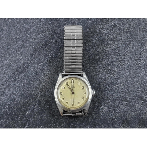 12 - Vintage Rolex 6022 Oyster 'Precision' stainless steel gents watch, 35mm case, tropical cream convex ... 