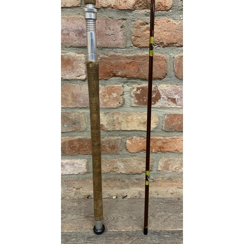 572 - Vintage Hardy 'Fibalite Spinning' 290cm two part fishing rod, with original canvas case