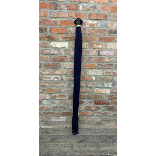 572 - Vintage Hardy 'Fibalite Spinning' 290cm two part fishing rod, with original canvas case