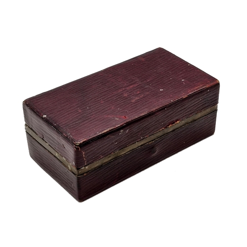 255 - Victorian leather bound double travel inkwell with pen brush to include an additional single inkwell... 