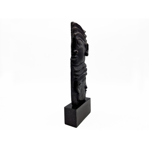 243 - Richard Hugh Chapman (1955-) 'The Guardian' bronze sculpture, signed to lower left, H 23cm