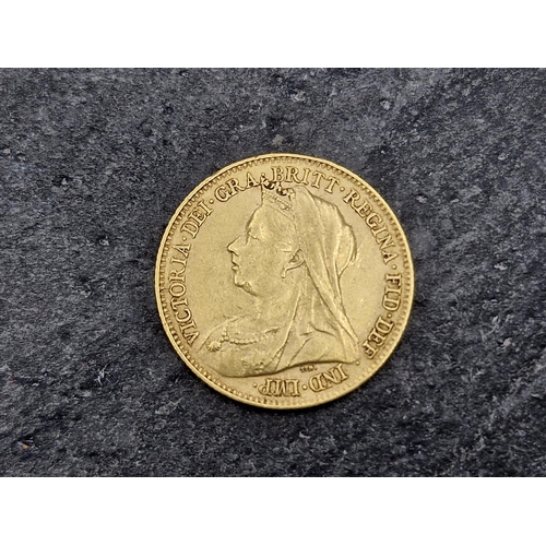 127 - Victorian 1894 half sovereign, 3.9g